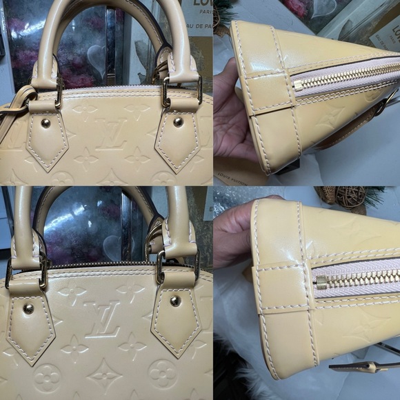 Louis Vuitton Alma Vernis Bb Beige Patent Leather Shoulder Bag - Picture 8 of 16